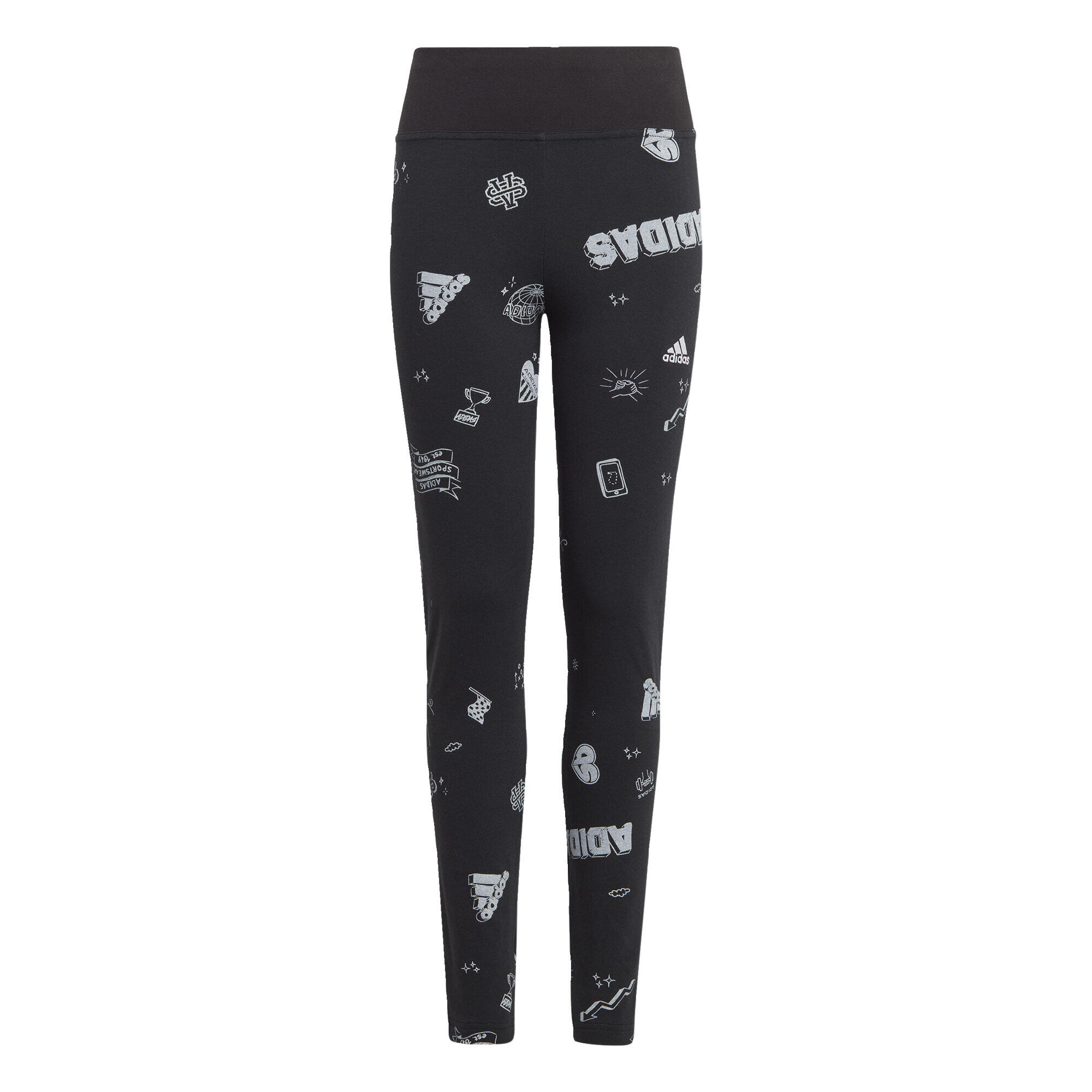 ADIDAS Leggings Brand Love Allover Print Junior