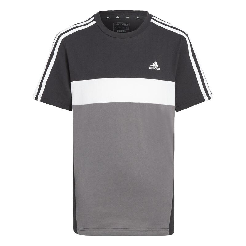Tiberio 3-Stripes Colorblock Cotton Tee Kids