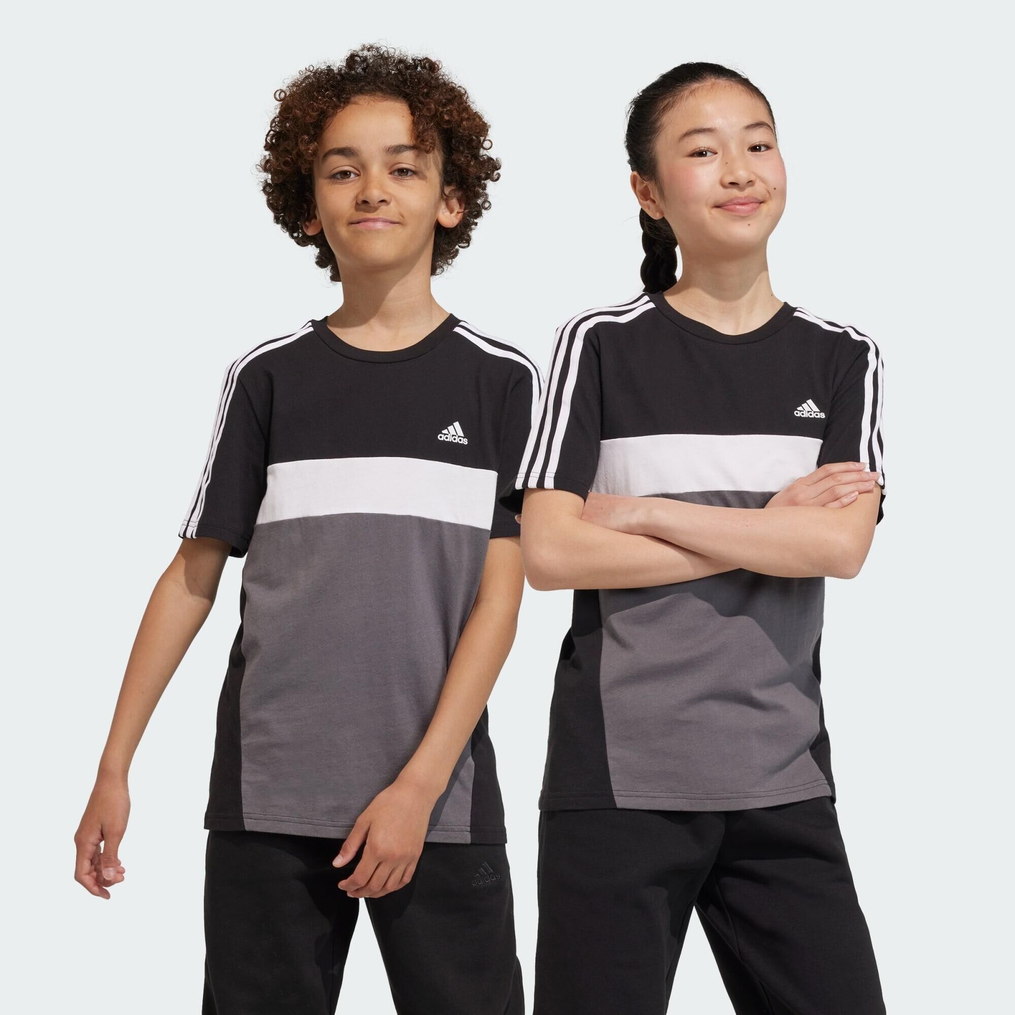 ADIDAS Tiberio 3-Stripes Colorblock Cotton Tee Kids