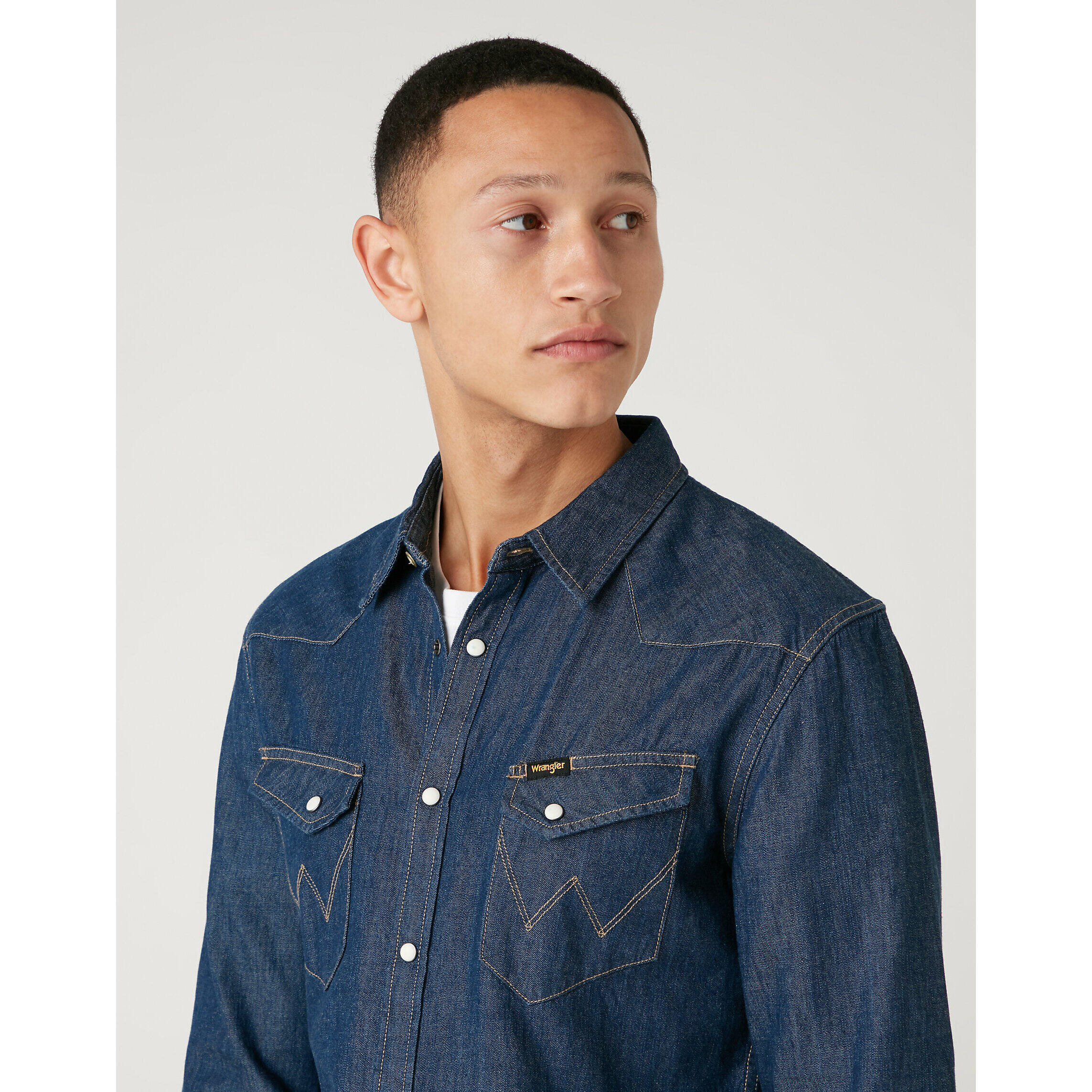 Chemise Wrangler Western Stone 5/7