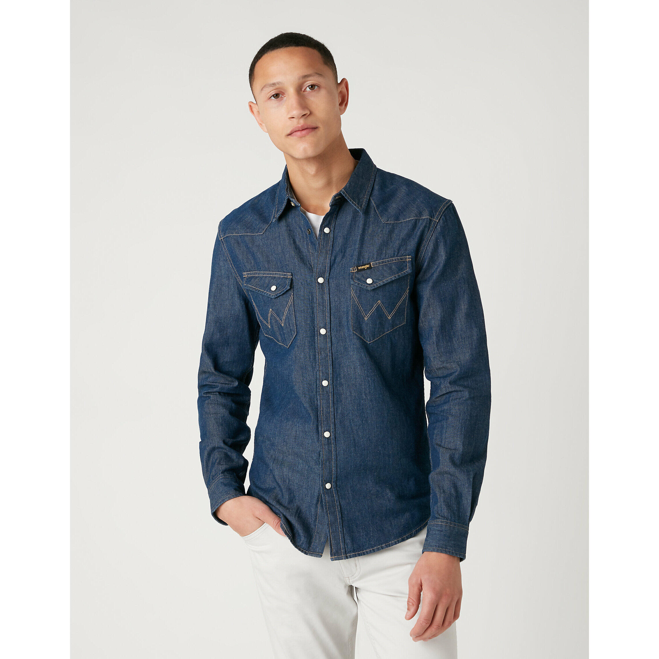WRANGLER Camicia Wrangler Western Stone
