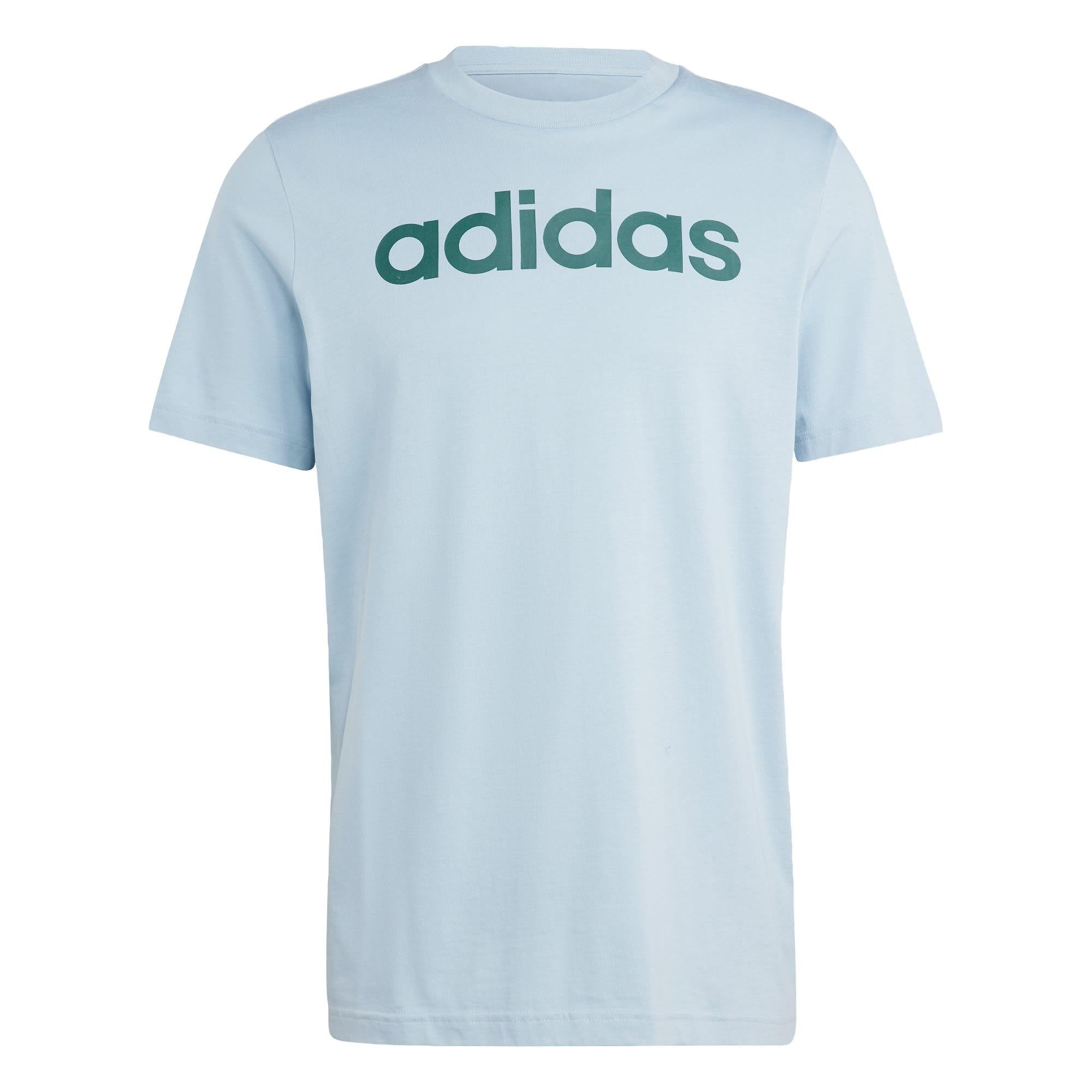 T-shirt avec logo brodé linéaire en jersey Essentials 2/5