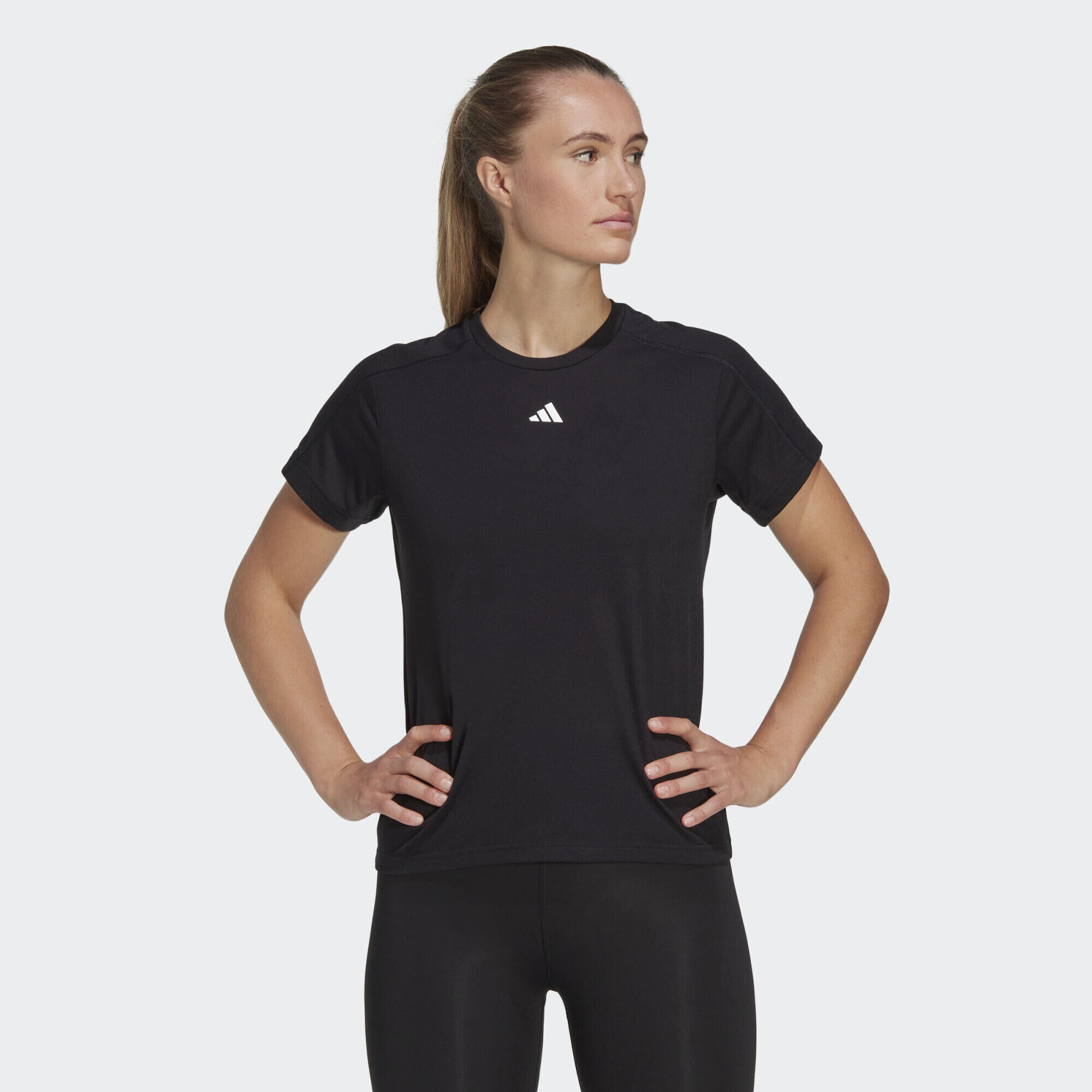 ADIDAS AEROREADY Train Essentials Minimal Branding Crewneck Tee