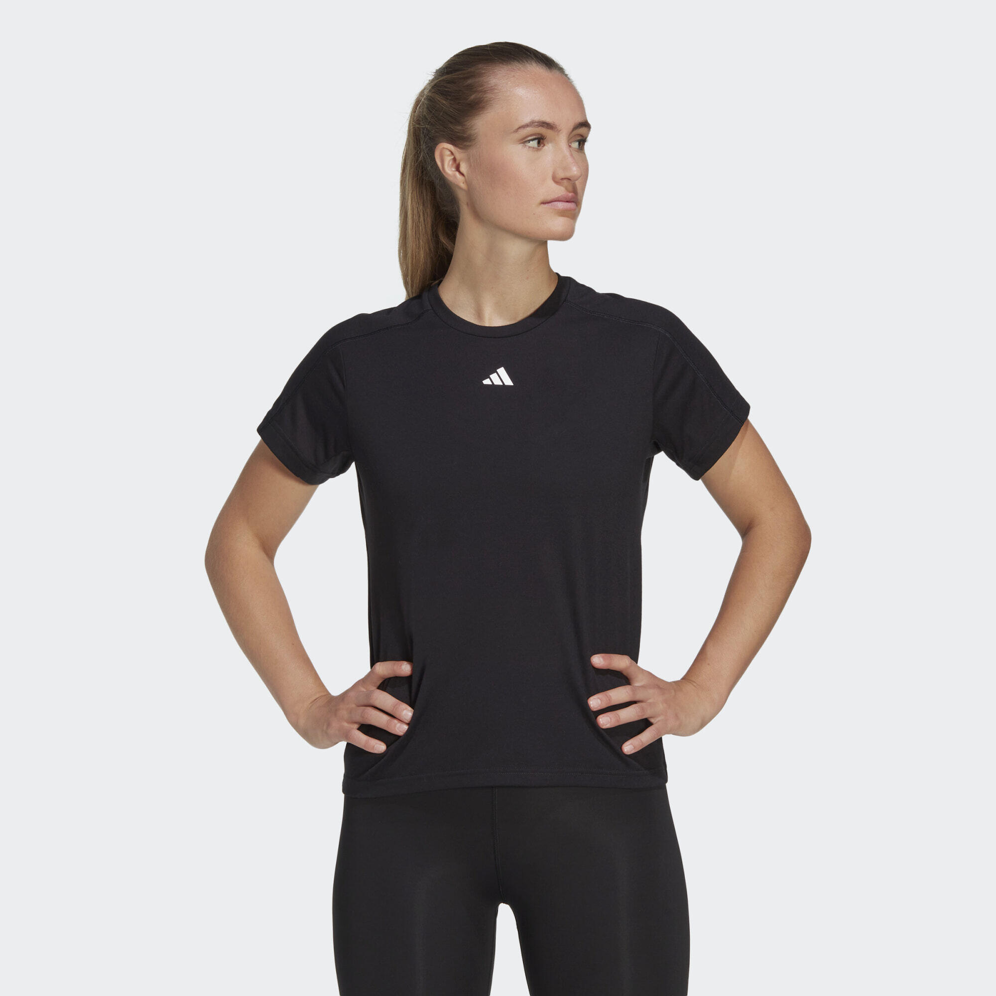 ADIDAS Tričko AEROREADY Train Essentials Minimal Branding Crewneck