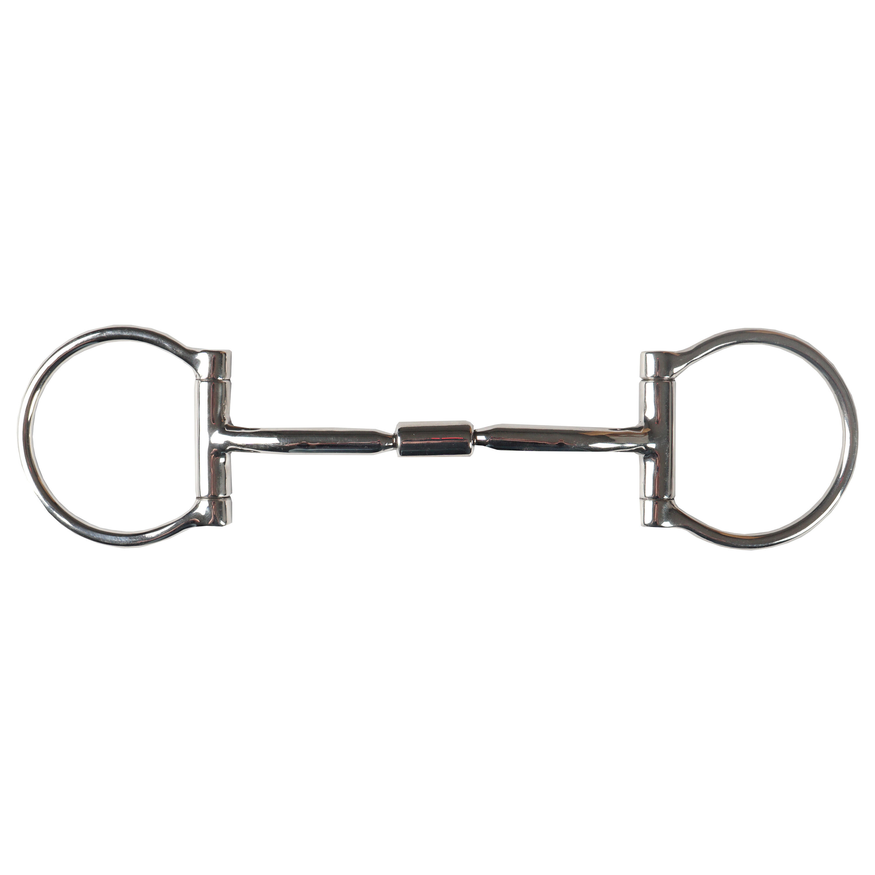 HORKA Dubbele ring paardenbit met rol Horka
