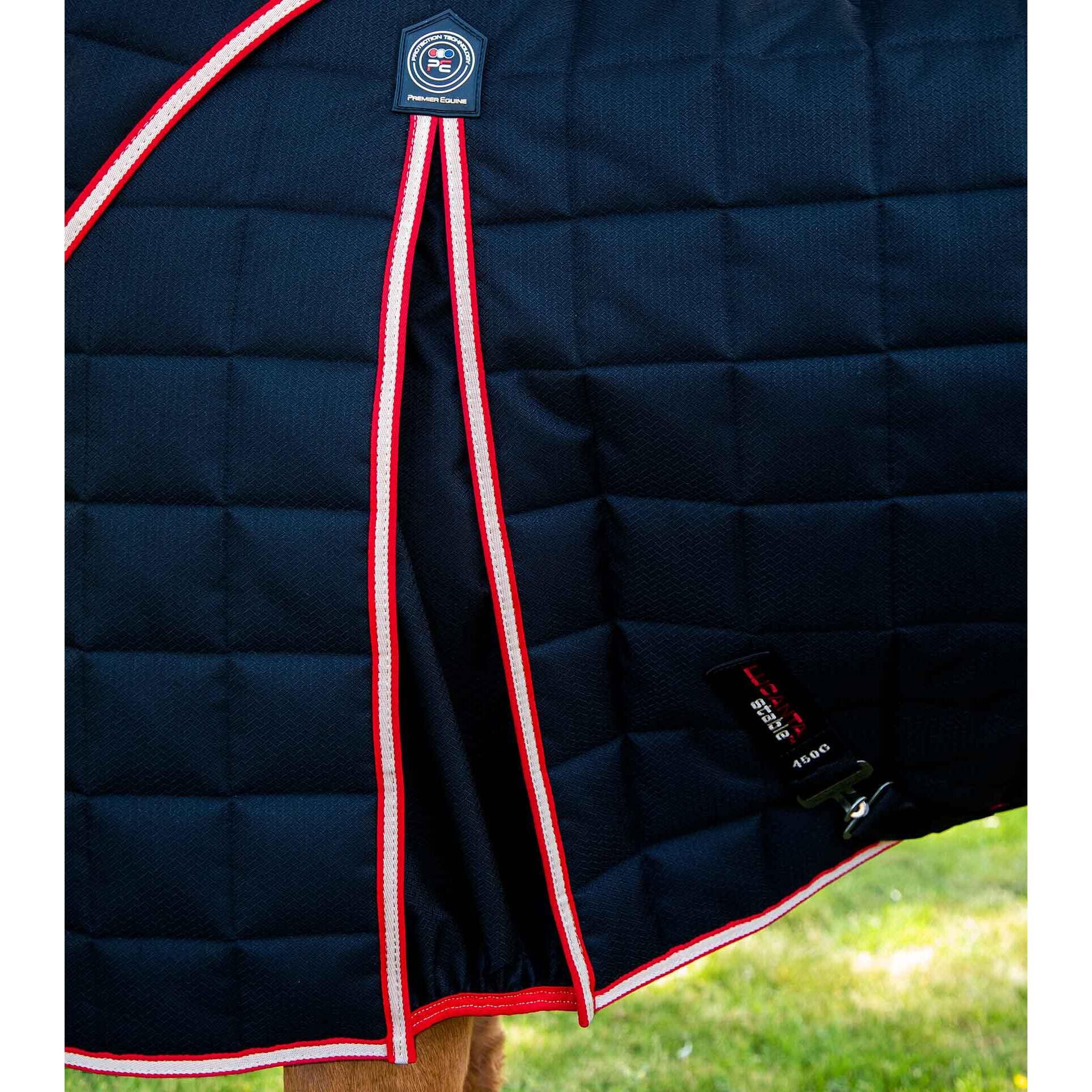Couverture d'écurie pour cheval avec couvre-cou Premier Equine Lucanta 450 g 7/7