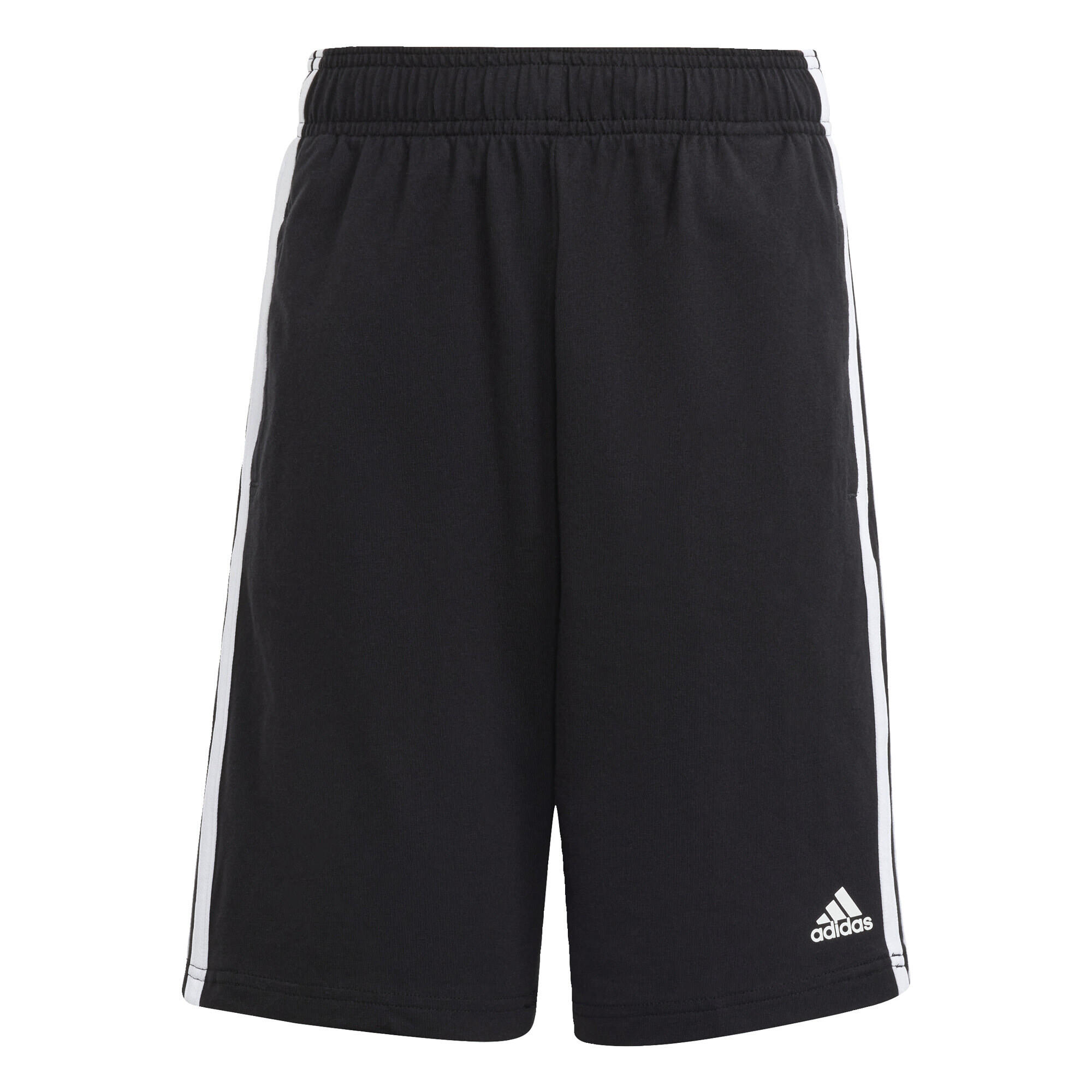 Essentials 3-Stripes Knit Shorts 2/7