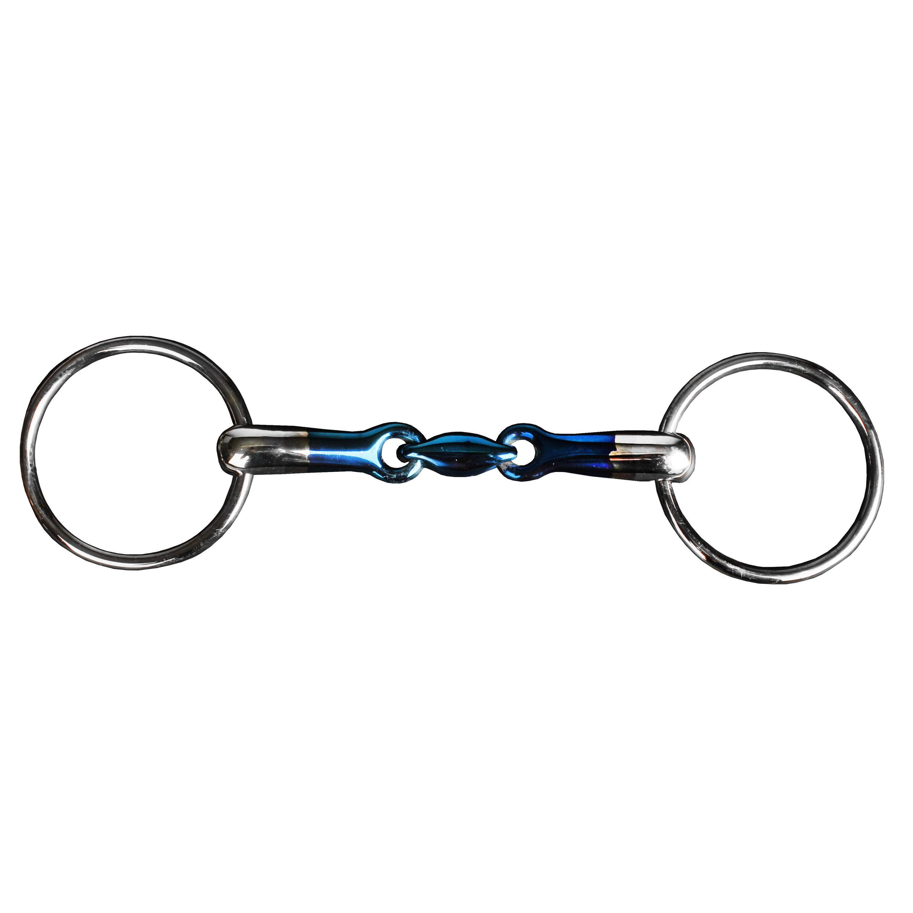 HORKA 2-rings paardenbit met dubbele zachte ijzeren afdichting Horka