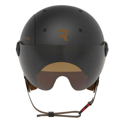 Casco con visiera regolabile. protezione per le orecchie rimovibile Revoe Premiu