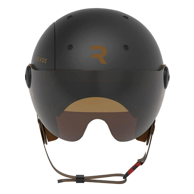 Kask z regulowanym daszkiem, zdejmowana ochrona uszu Revoe Premium