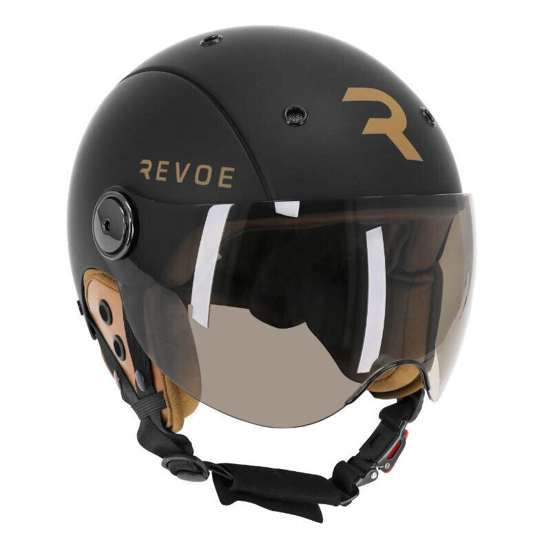 Casque avec visière reglable, protection oreille amovible Revoe Premium