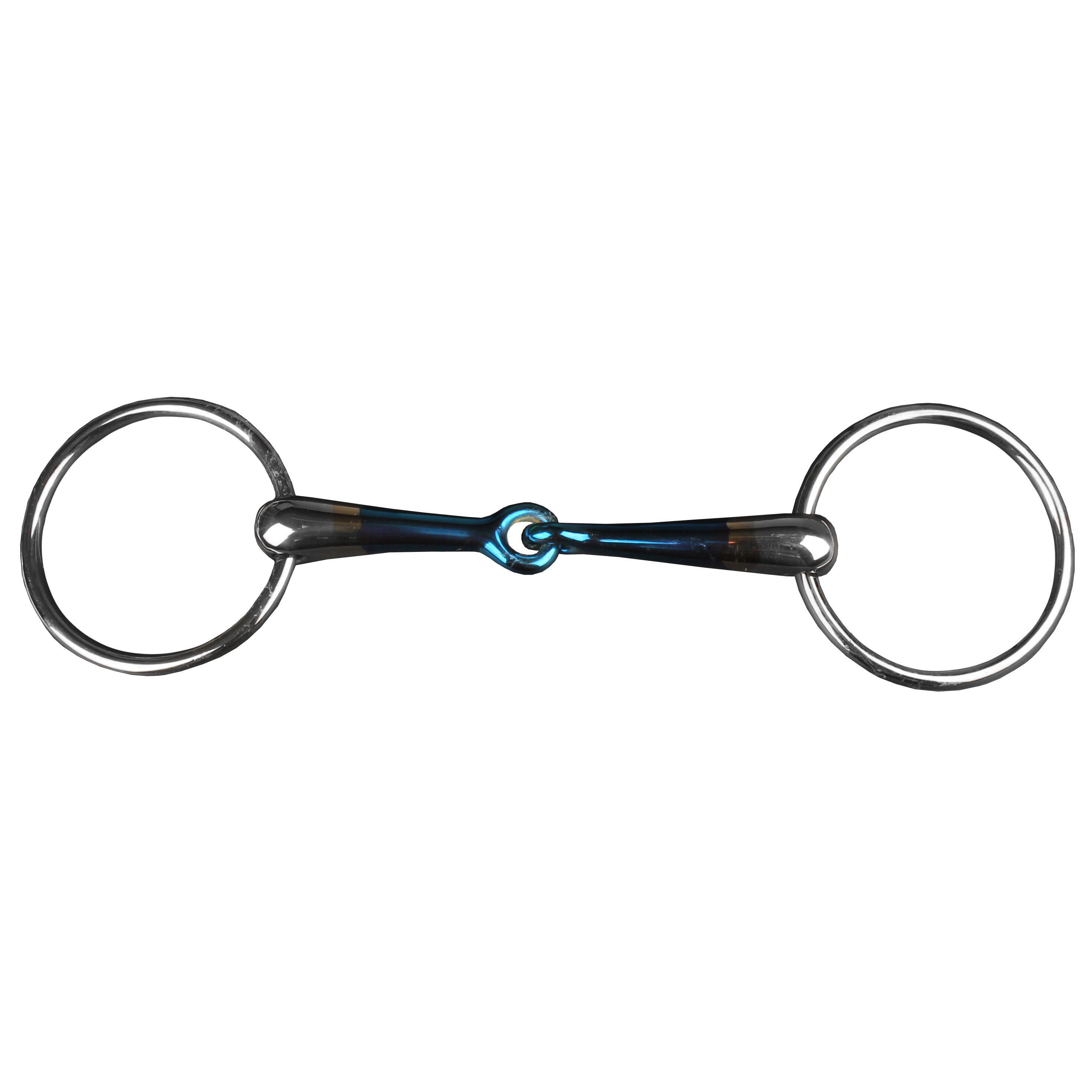 HORKA 2-rings paardenbit met zacht ijzeren scharnier Horka