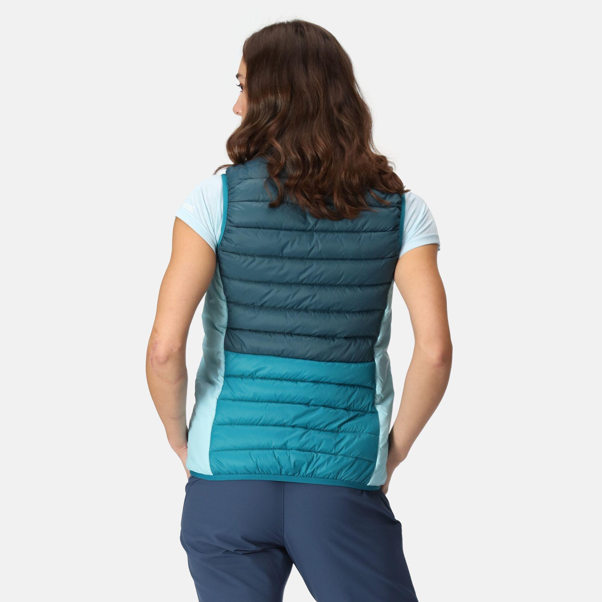 Bodywarmer Wandelen Dames Geïsoleerd Waterafstotend Harrock Ii 2/5