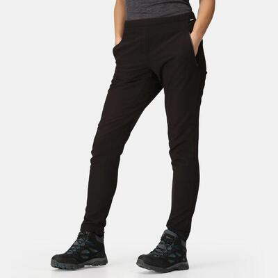 Broek wandelen dames waterafstotend stretch