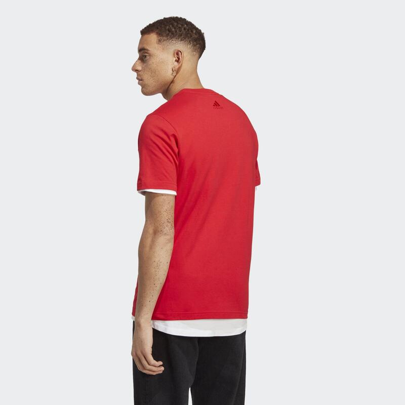 Essentials Single Jersey Linear Embroidered Logo Tee