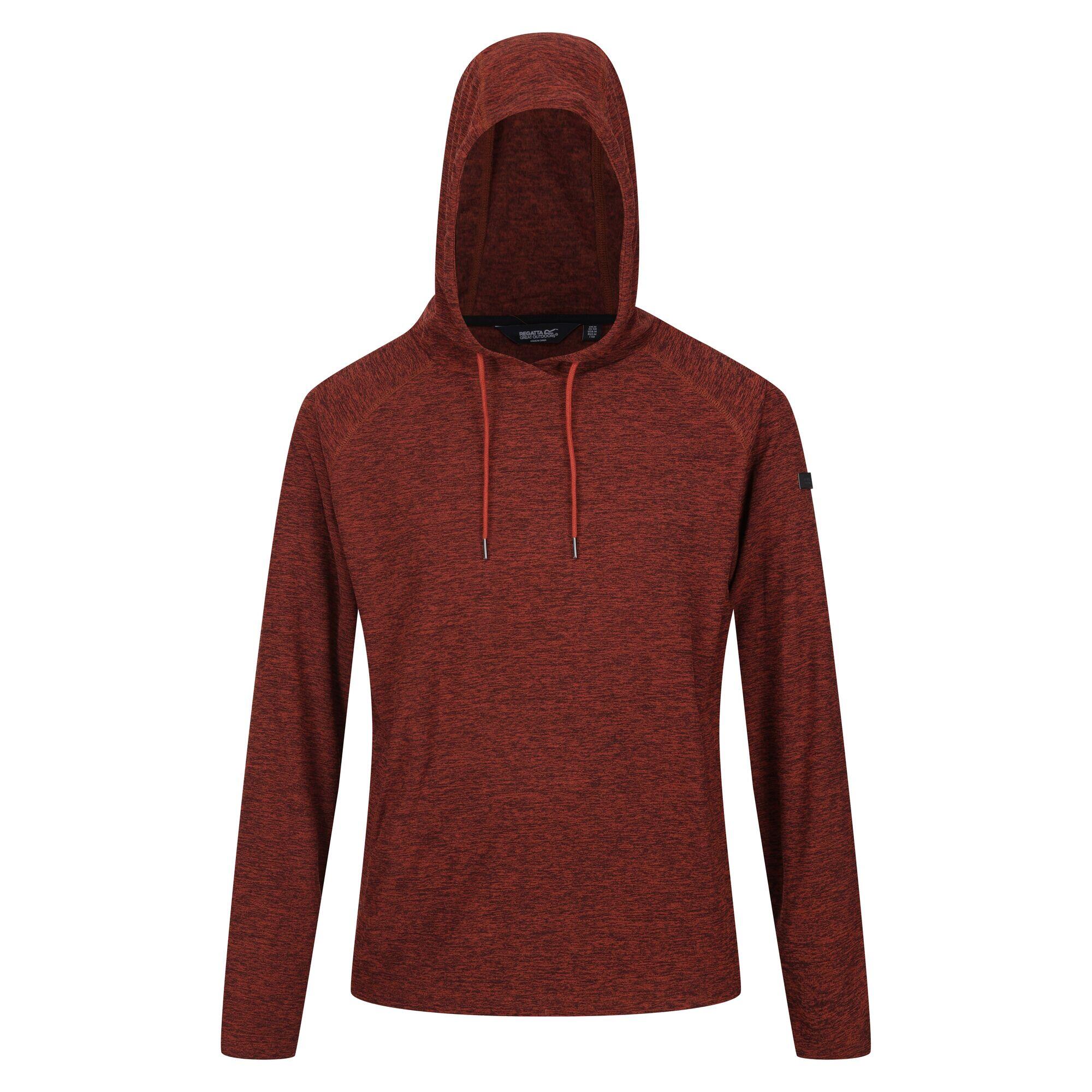 Mens Edley Marl Hoodie (Burnt Henna) 1/5