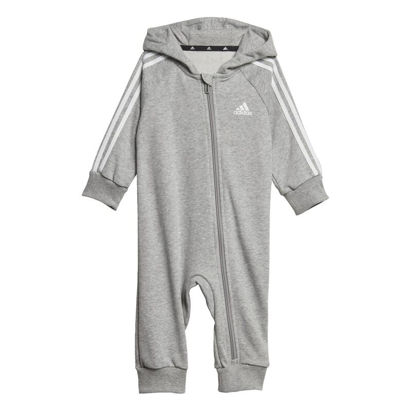 Strój jednoczęściowy Essentials 3-Stripes French Terry Kids