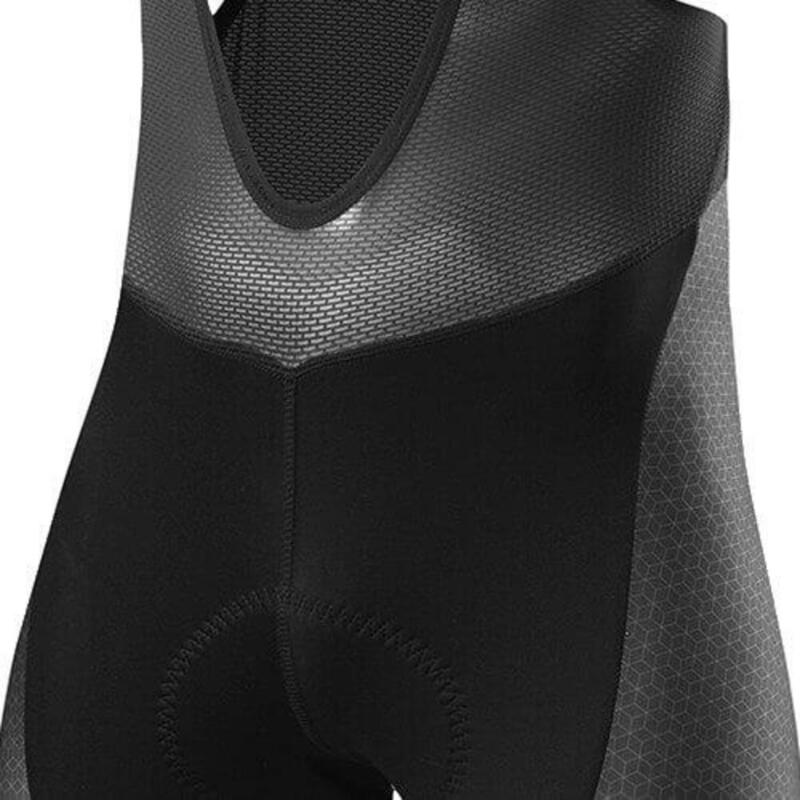 Fietsbroek kort M Bib Shorts Concept XT - Zwart met Grijs