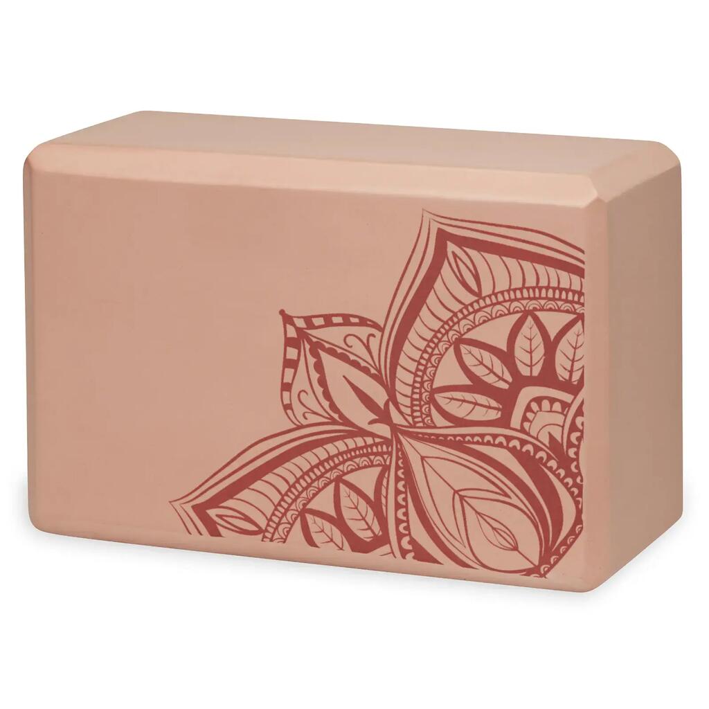 Gaiam Printed Yoga Block - Cantaloupe Point