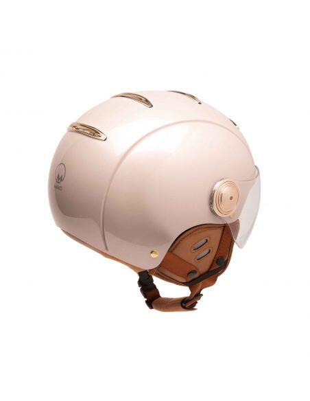 Casque urbain Jet Tandem Champagne avec visière 2/7