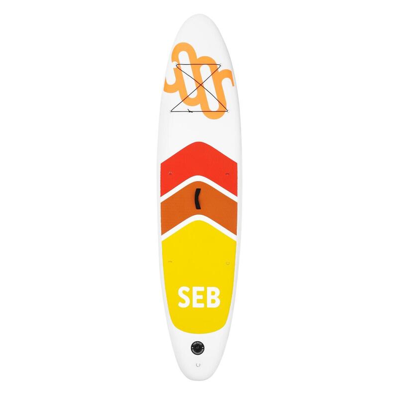 SEB SUP 11,0 Grey - Neon Orange / tavola sup gonfiabile - pagaia - tavola sup