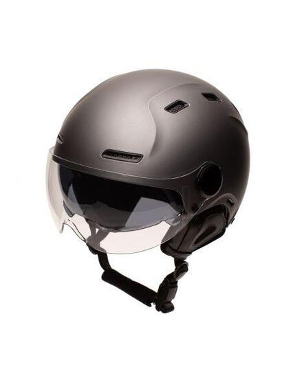Casque urbain Jet Cadence Titan mat avec visière