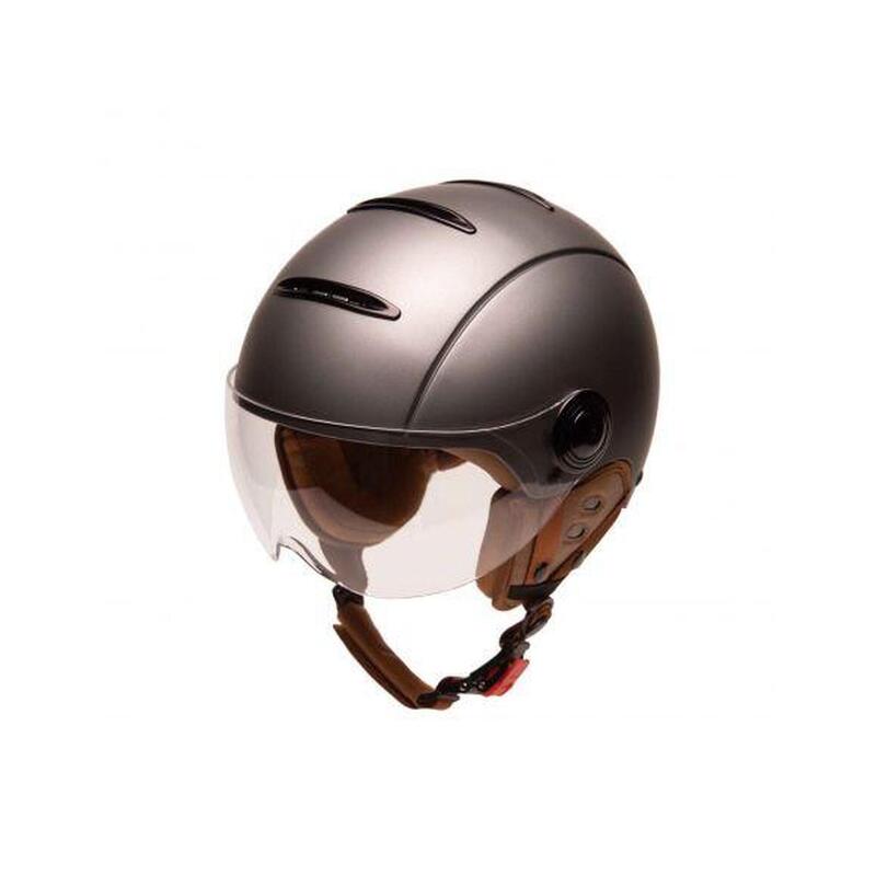 Jet Tandem Titan matte urban helm met vizier