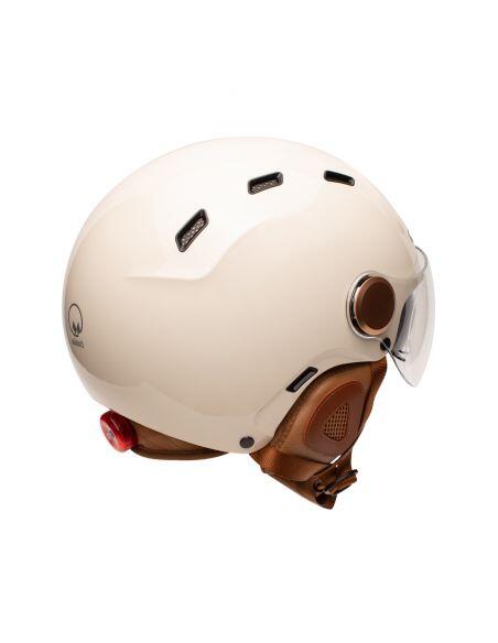 Capacete urbano Jet Cadence Cream com viseira 3/6
