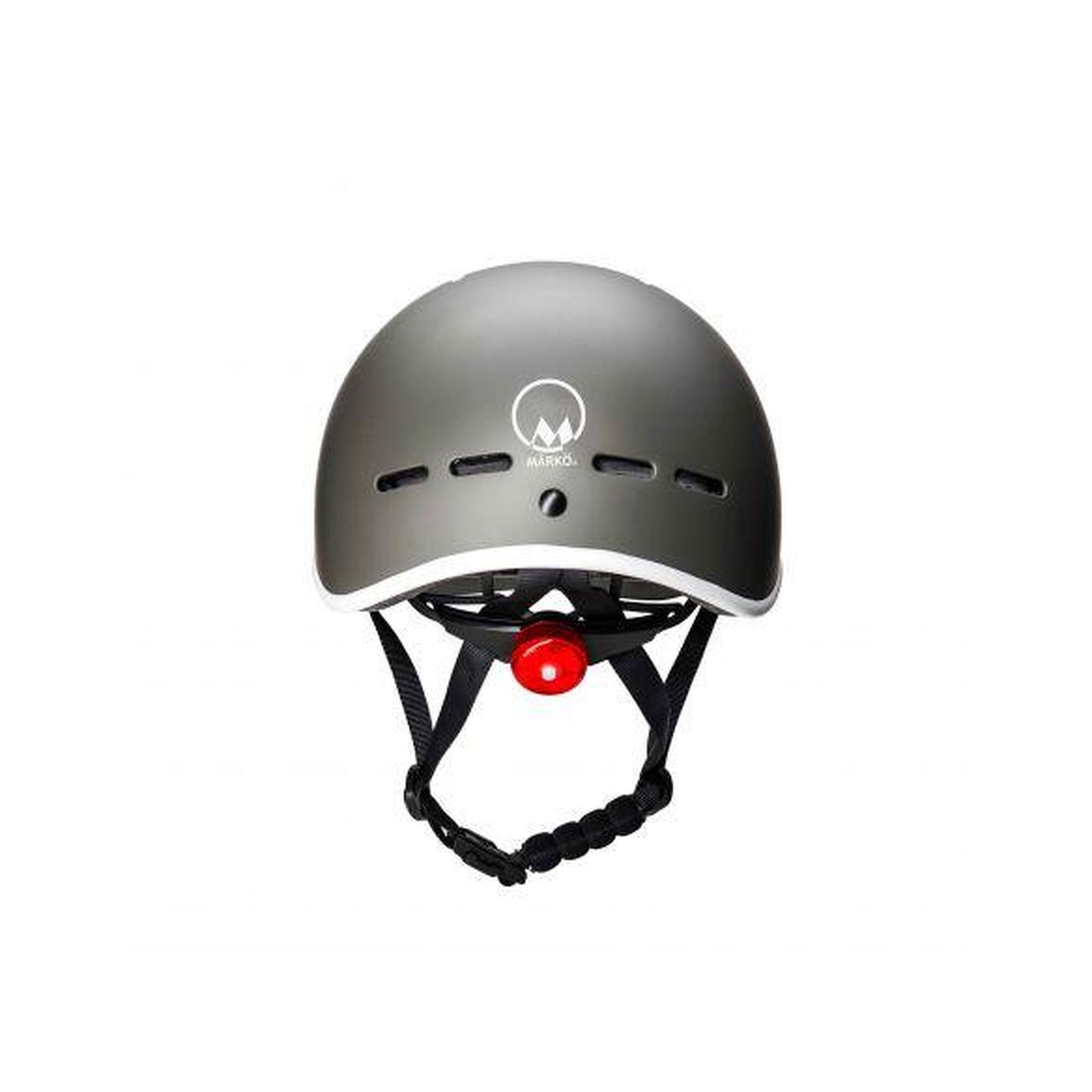 Casco da bici urbano Jet Tempo Grigio opaco