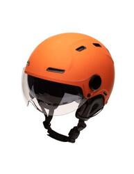 Casque urbain Jet Cadence Rouge avec visière