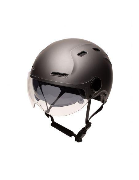 Capacete urbano Jet Cadence Titan fosco com viseira 2/6