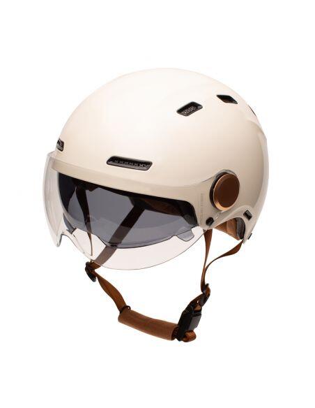 Capacete urbano Jet Cadence Cream com viseira 2/6