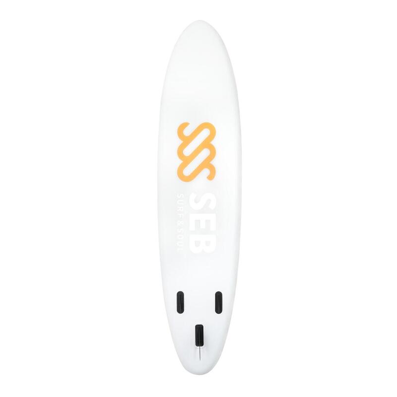 SEB SUP 10,6 Grigio - Arancione Neon / Sup Board Gonfiabile - tavola SUP