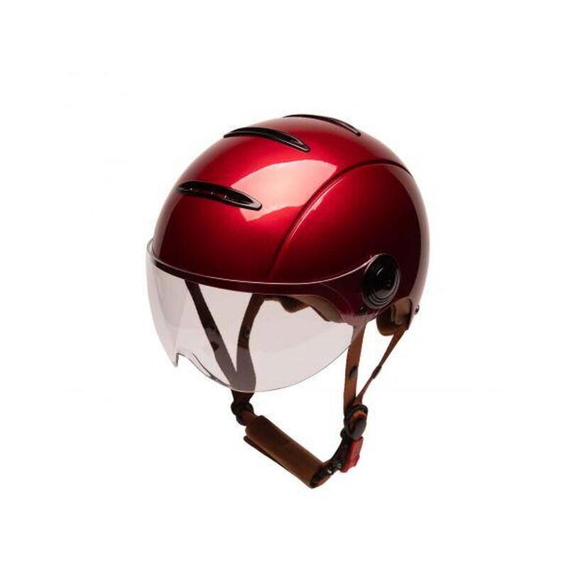 Casque urbain Jet Tandem Cherry avec visière