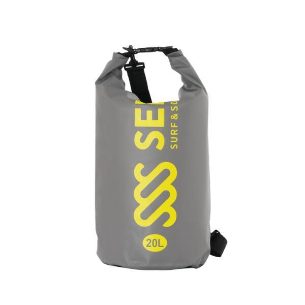 SEB Drybag 20 litros Gris - Amarillo Neón / Bolsa impermeable - Supboard - Kayak