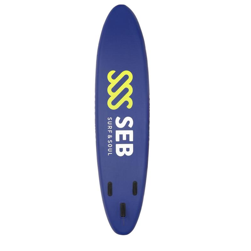 SEB SUP 11,0 Navy - Giallo Neon / Tavola Sup Gonfiabile - Pagaia - Supboard