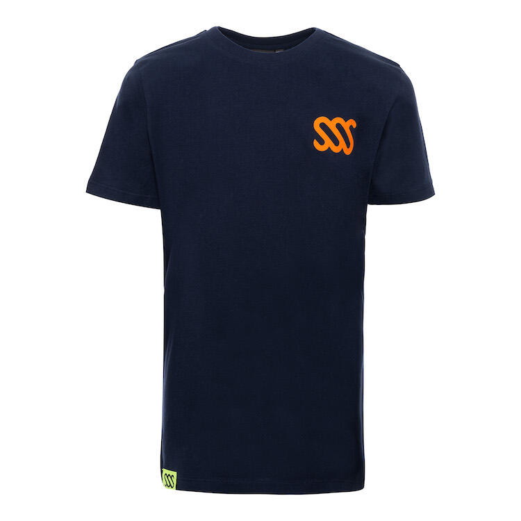 SEB Kids Tee Navy / Camiseta infantil - Azul - Neón - Algodón orgánico