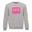 SEB Sweater Grey - Neon Pink