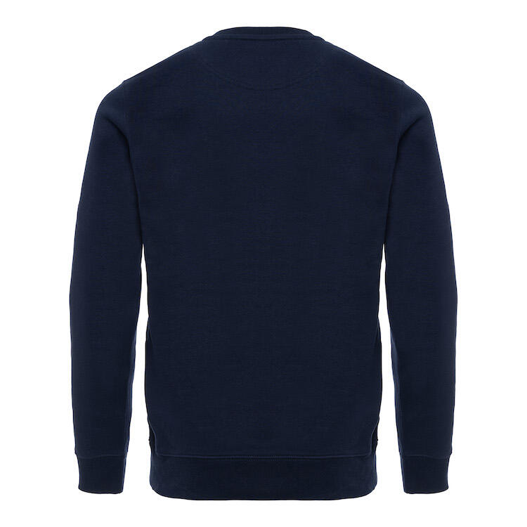 SEB Sweater Navy - Amarillo Neón / Suéter - Hombre - Azul - Algodón orgánico