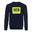 SEB Sweater Navy - Amarillo Neón / Suéter - Hombre - Azul - Algodón orgánico