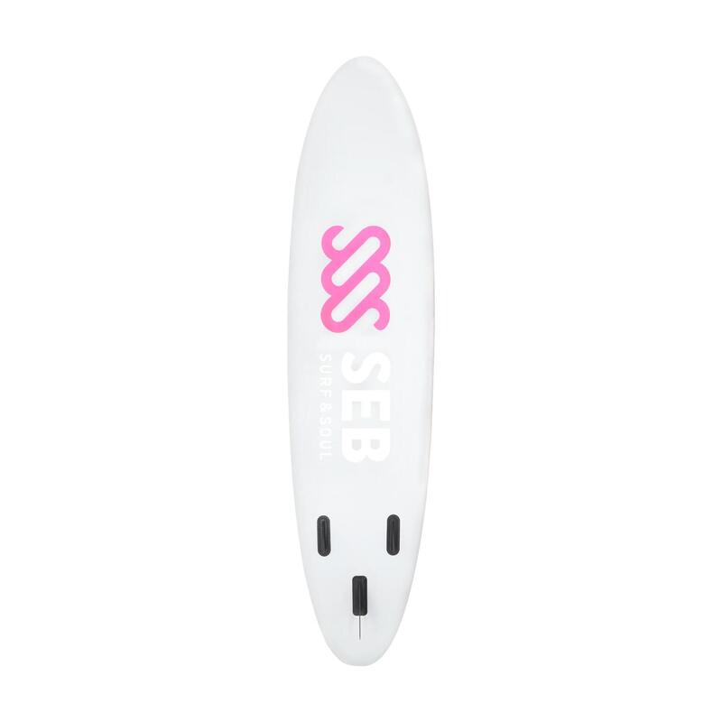 SEB SUP 10'6 Grey - Neon Pink