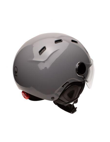 Capacete urbano Nardo Grey Jet Cadence com viseira 2/6