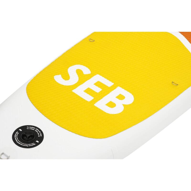 SEB SUP 10'6 Grey - Neon Orange