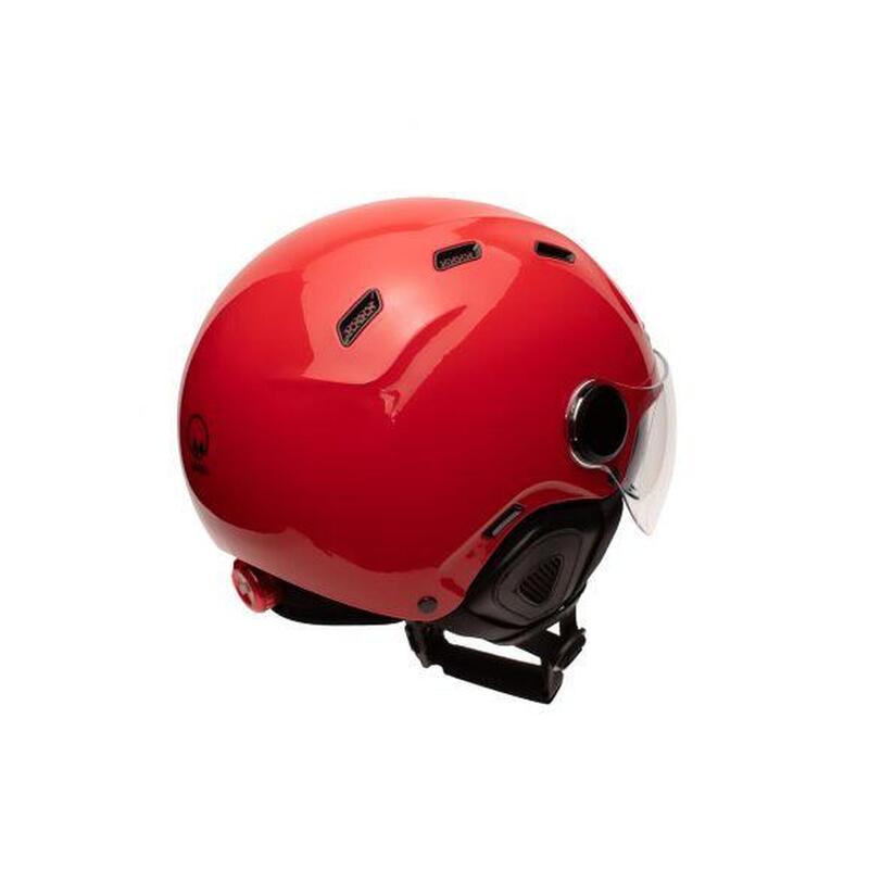 Kask rowerowy miejski dla dorosłych Jet Cadence z wizjerem