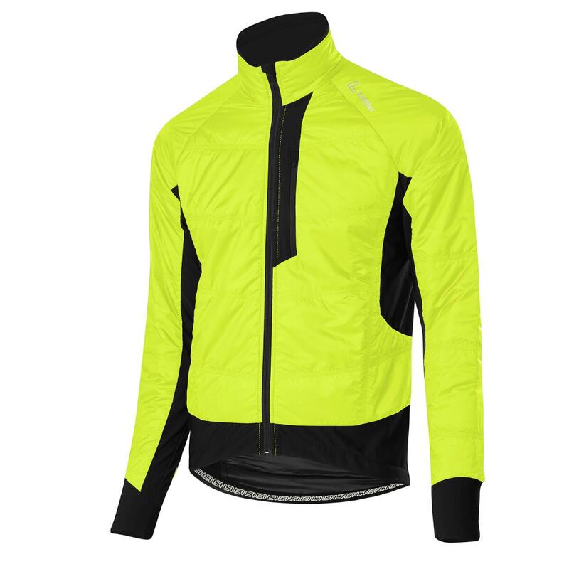 Fahrradjacke langarm M Bike ISO-Jacke Hotbond® PL60 - Neon