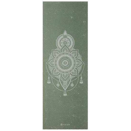 Tapis de yoga GAIAM vert Célestine 5 mm