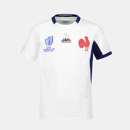 MAILLOT EXTÉRIEUR ENFANT FRANCE RUGBY RWC 2023 Rugby Blanc