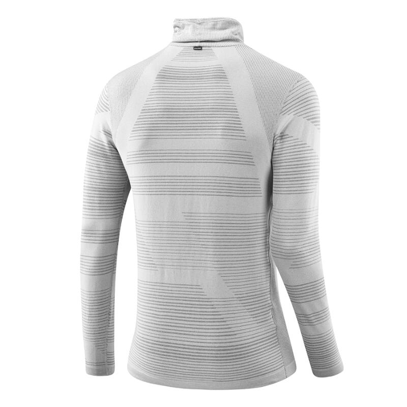 Maillot de corps manches longues M Col roulé L/S Transtex® Retr'x - Gris 2/3