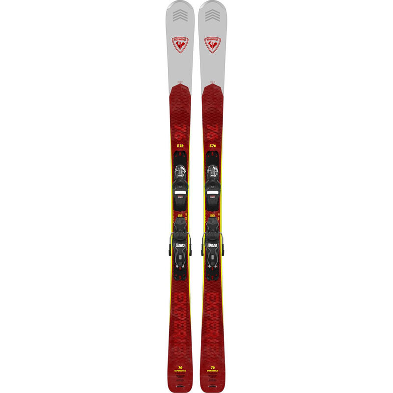 Pack De Ski Experience 76 + Fixations Xp10 Rouge Homme