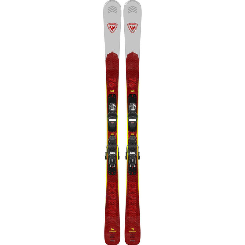 Pack De Ski Experience 76 + Fixations Xp10 Rouge Homme